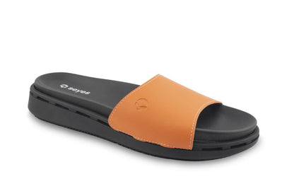 Modularer und Nachhaltiger Fashion Sandale in Orange